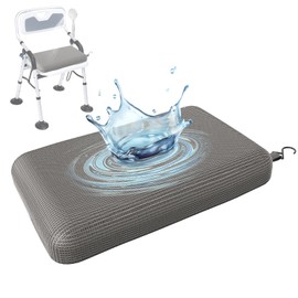 Shower Seat Cushion with Non-Slip Silicone Bottom, Quick Drying Bathtub Pad