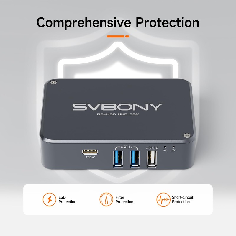 Svbony SV241 6 DC Uscite di Alimentazione USB Controllo Hub