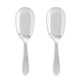Fante's Pasta Serving Spoon, Stainless Steel, Set of 2, The Italian Market Original since 1906