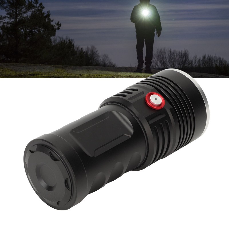 Rechargeable Flashlight Aluminum Alloy Ultra Bright Handheld Waterproof LED Emergency