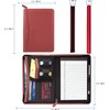 Gorbado Small Portfolio Organizer, A5 Zippered Business Portfolio, Junior Padfolio