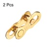 sourcing map 2pcs Bicycle Missing Link 11 Speed Reusable Steel