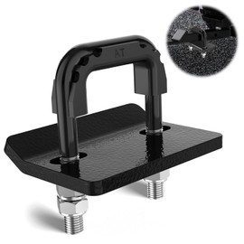 LYSSIID Abrazadera Antivibraciones De Enganche,Estabilizador De Apriete De 1.25 Y 2 Pulgadas,Estabilizador De Gancho Resistente, Aislante De Goma Y Protección De Doble Capa Antioxidante (Ferroso)