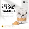 Negro Mostaza Cebolla Blanca Hojuela Deshidratada Cortada Trozos Bolsa 500gr