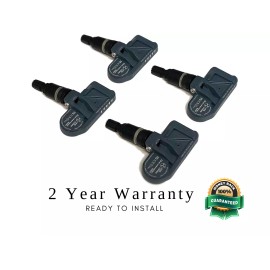 ITM Engine Components (4) 2016-2020 Dodge Charger SRT Black TPMS Tire Pressure Sensors OEM Replacement