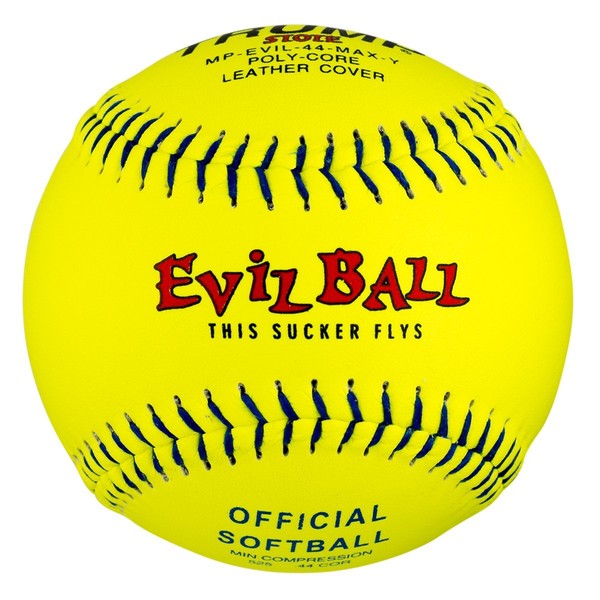 1 Dozen Evil Ball Trump MP-EVIL-44-MAX-Y 12 Inch 44 cor. 525+ comp Yellow Leather Cover