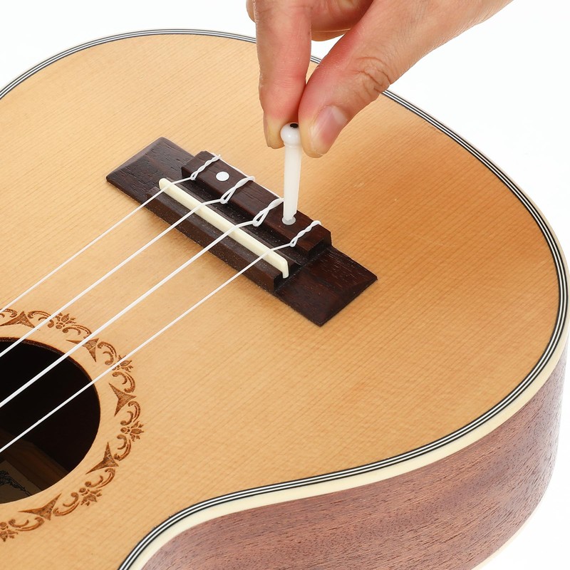 12 Pcs Acoustic Guitar Bridge Pins Plastic String Pins Pegs
