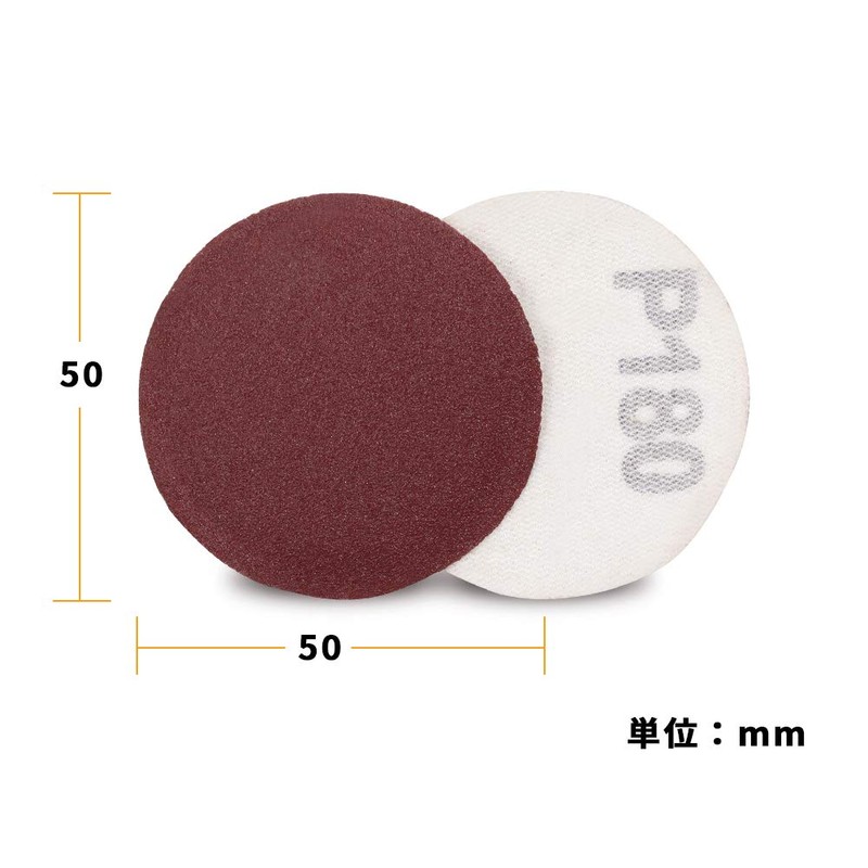 SPEEDWOX 100pc 2 inch Sanding Discs Hook and Loop Sandpaper