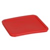 Pyrex 7210-PC 3-Cup Red Food Storage Replacement Lid (2-Pack) -