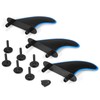 3pcs Soft Surfboard Fins with Screws 4.5 Inch Surf Fins
