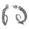 Retro Style Octopus Tentacle Claw Tail Half Hoop Stud Earrings