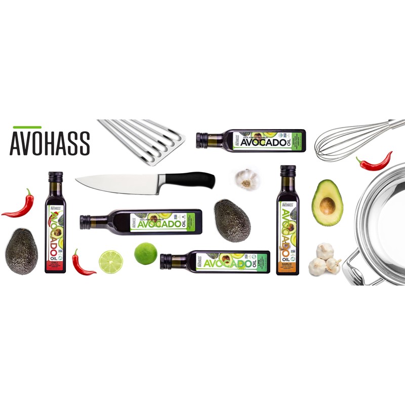 Avohass New Zealand Lime Extra Virgin Avocado Oil 8.5 fl