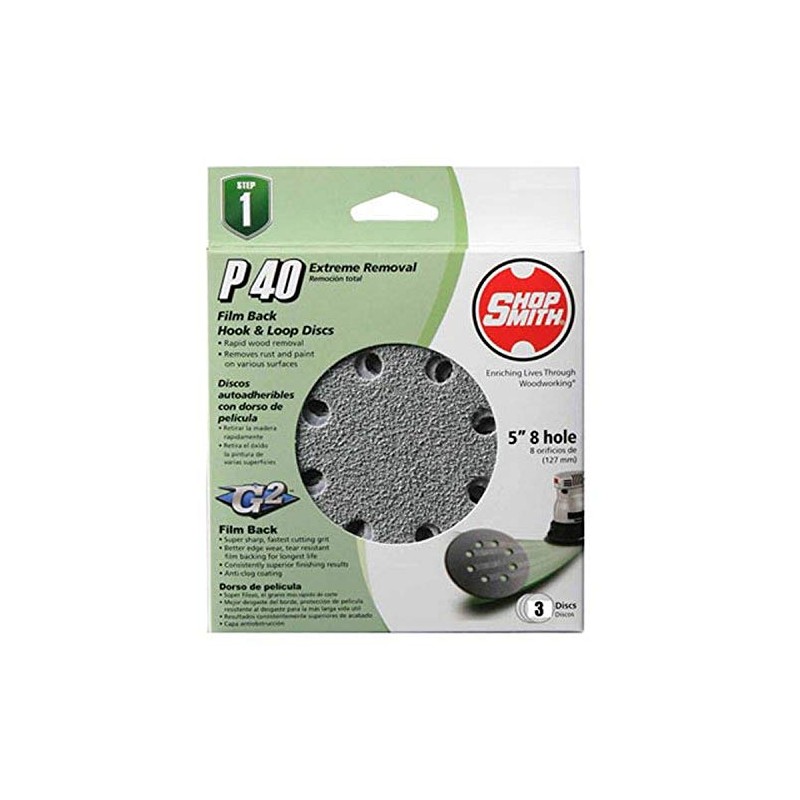 ali industries 12280 Shopsmith, 3 Pack, 5 -Inch, 8 Hole,