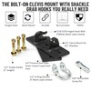ONECHOI Tractor Bucket Hooks, Bolt On Clevis Mount with 1/2”