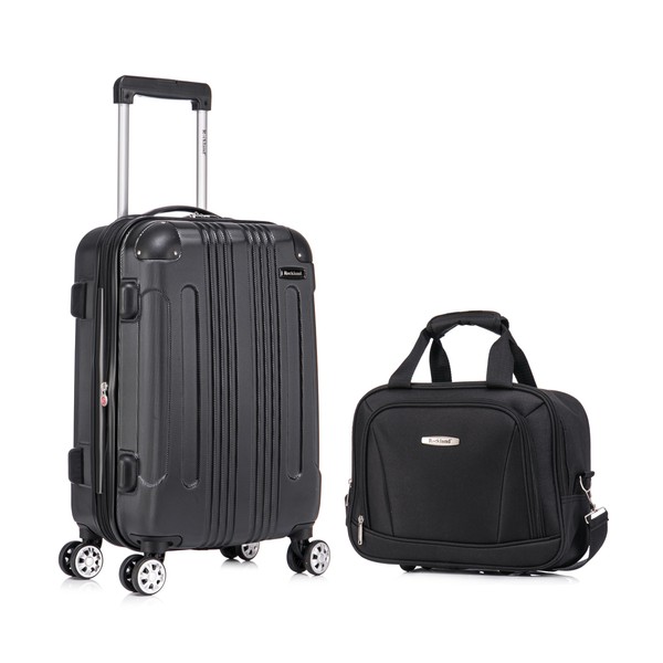 Rockland Hardside Expandable Luggage with Spinner Wheels with Matching Softside