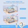 Neulriscn Bathroom Extractor Fan, 100mm Silent Extractor Fan with Remote