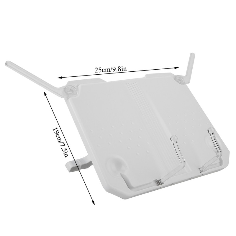 Practical Portable Folding Reading Stand Adjustable 0-180° Angel Books Shelf