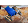 Ruvigrab Ecosandy/9/12 Pair Unisex Adult Work Glove, Blue/Black, Size 9-12