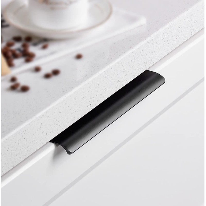 Qrity Pack of 10 164 mm Modern Kitchen Handles Curved