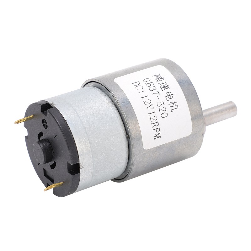 DC Motor 12V 12RPM Reducer Shaft SelfLocking Geared Motor for