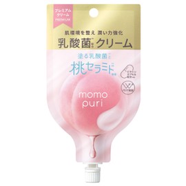 Momopuri Flora Repair Cream 0.5 oz (15 g) (Contains Lactobacillus and Peach Ceramide!), Premium Cream that Moisturizes Rich!