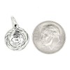 LGU Sterling Silver Empty Bird Nest Charm