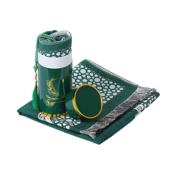 Muslim Prayer Rug with Beads Eid Ramadan Gift Carpet Namaz