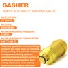 GASHER 2PCS Automatic Air Vent Valve, 1/2" DN15 Air Release
