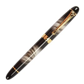Jinhao X450 Blue Marble Fountain Pen, Medium Nib Gold Trim 16 Styles
