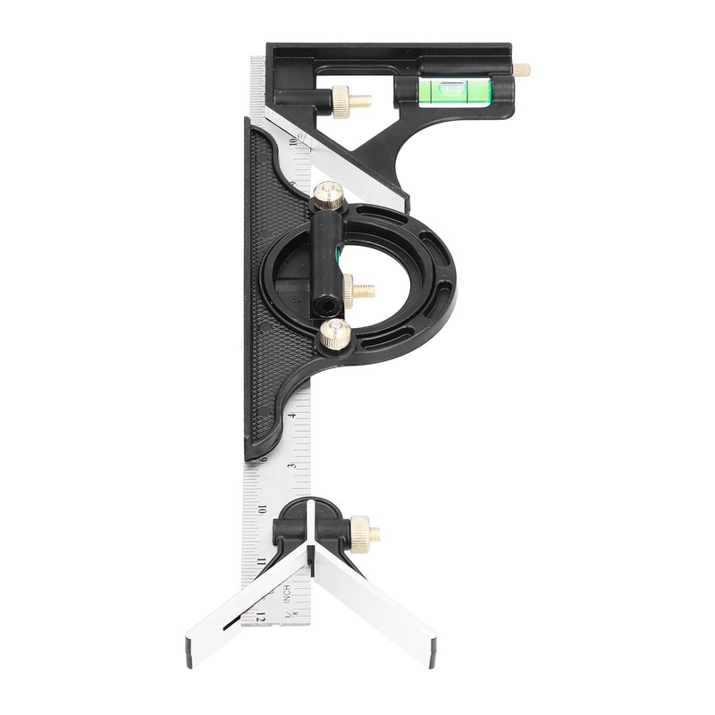 Combination Square Aluminum Alloy Stainless Steel Measuring Tool for Angle