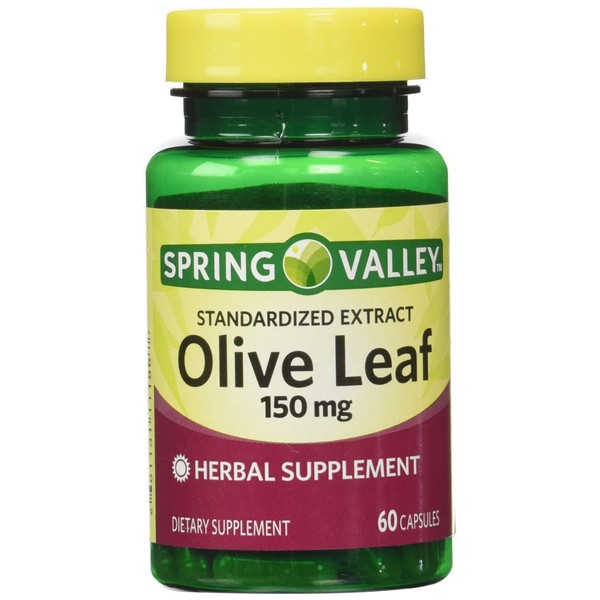 Spring Valley Olive Leaf 150mg, 60capsules