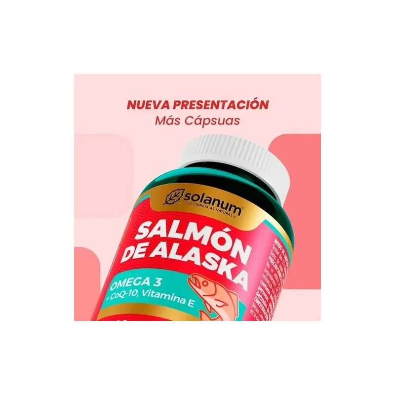 Salmón De Alaska Omega 3 Con Coq10 Y Vitamina E