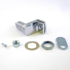 Padlock Hasp (Also Known as Padlockable Cam Lock) for Locker in Chrome Finish