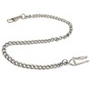 Yesmin 1 Pcs Metal Classic Silver Plated Pocket Watch Chain