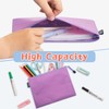 LUHIUMOYA A4 Document Wallet, Waterproof Document Bag with Zip, Bag