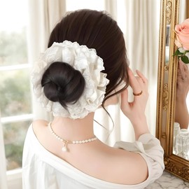 Hair Bun Extension | Hair Wrap Ponytail Hairpieces | Elastic Ponytail Holder Hairpieces Wigs Styling Accessories for Daughter Ladies Girls Girlfriend