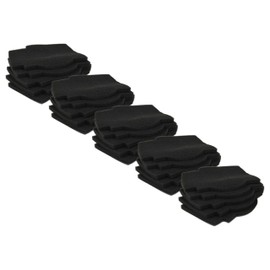 vhbw 25x Air Filter Replacement for Lunos 2/FSI-R, 39721 for Fan, Bathroom Fan, Ventilation Device - Black