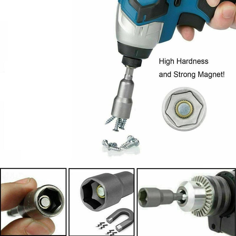 Power Nuts Driver Drill Bit, 5/16'' Nut Driver Bit Sets,