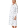 Marlon Womens Candace Brushed Cotton Printed Peter Pan Collar Nightgown,