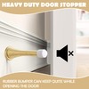 10 PCS - Spring Projection Door Stop in Brass for