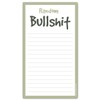 Random Bullshit Grocery List Magnetic Groceries Pad Home Office Novelty Gag Gift