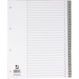 Q-Connect Number Register Grey