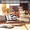 Jecery 2 Pieces Skeleton Artist Glove for Drawing Tablet Glove