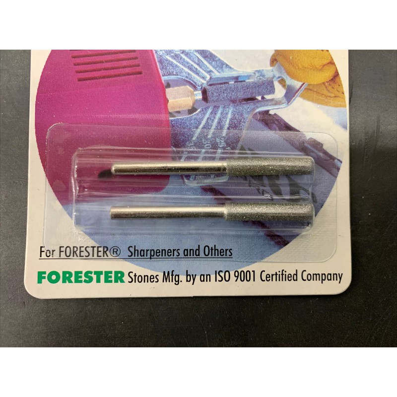 Forester 3/16" Diamond Grinding Stones Sharpens Standard and .325 Carbide