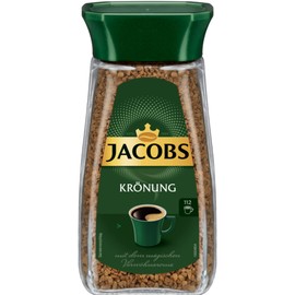 Jacobs Krönung Soluble Coffee Instant Coffee Pack of 3 (3 x 200 g Glass) + usy Block