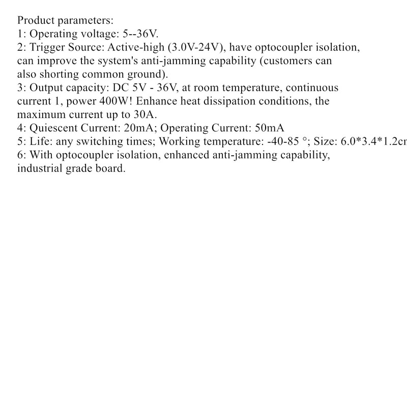 DC 12V-24V Pulse Trigger Cycle Delay Timer Switch ON/Off Relay