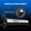 Nilight 90023D 4-Pack Standard 4PCS Mounting Bracket Kit LED Off