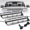 ELECHOI White 2 in 1 Emergency Dash Strobe Light Bar,