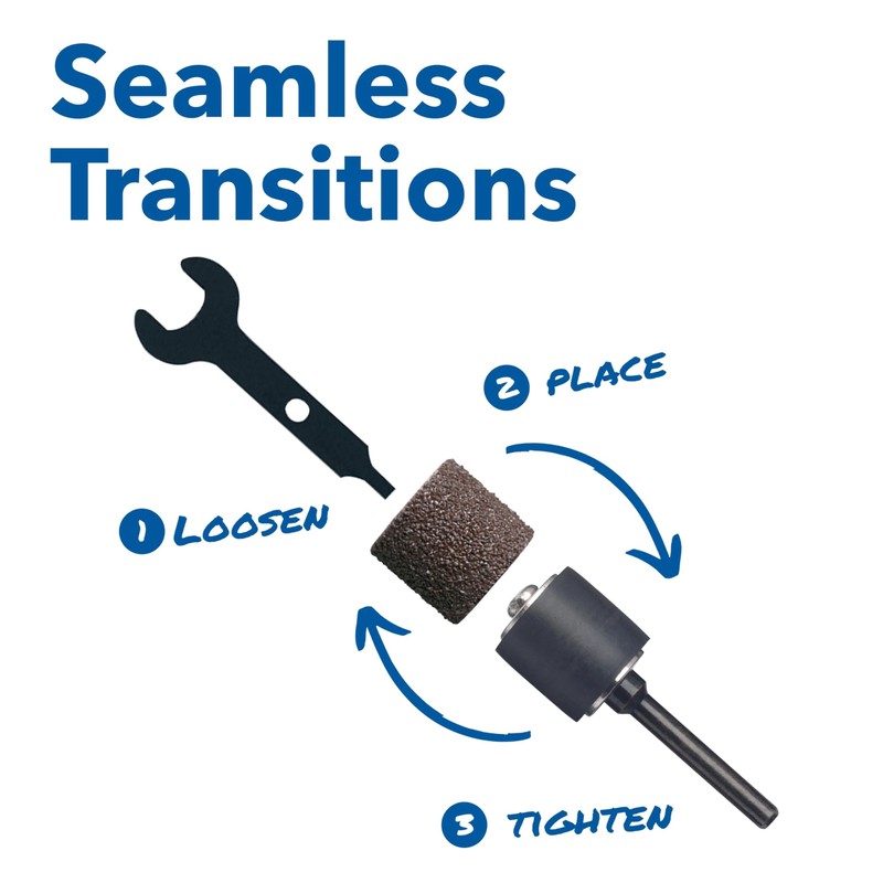 Dremel 48-Piece 1/4" Sanding Band Kit, Includes 60, 120, and