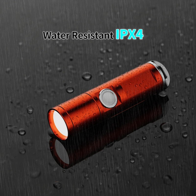 Mini Pocket Flashlight - Durable Aluminum Alloy Body, Bright LED,